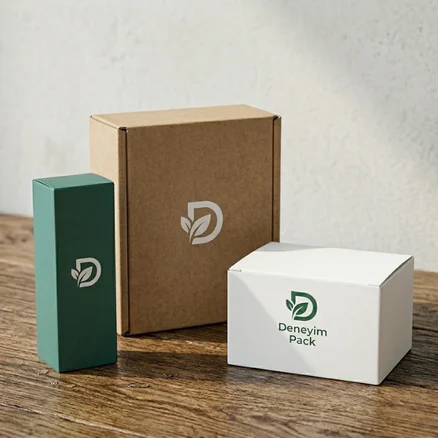 Kozmetik şişesi, sağlık ürünleri ve e-ticaret paketleme için tasarlanmış özel baskılı karton kutu setleri.