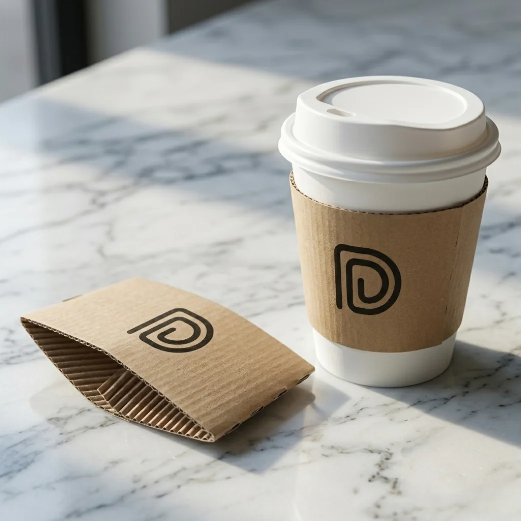 Bardak Tutacakları ve Bardak Kılıfları Özel Firma Logo Baskılı Sleeveler