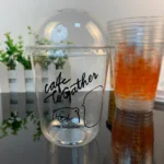 Logo Baskılı Bubble Tea PET Bardağı