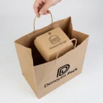 Paket Servis İçin Uyumlu Kağıt Kraft Çantalar