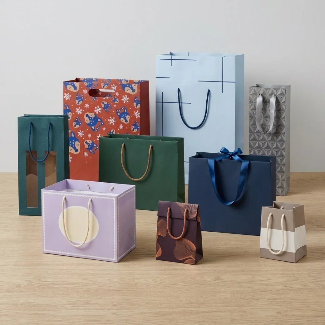 Renkli Baskılı Karton Çanta Üretimi