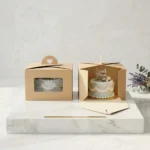 Kraft Pencereli Pasta Kutusu