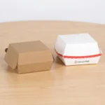 Kraft ve Beyaz Karton Hamburger Kutusu Modelleri