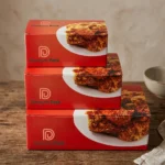 Renkli Baskili Nugget Kutusu Ambalajları