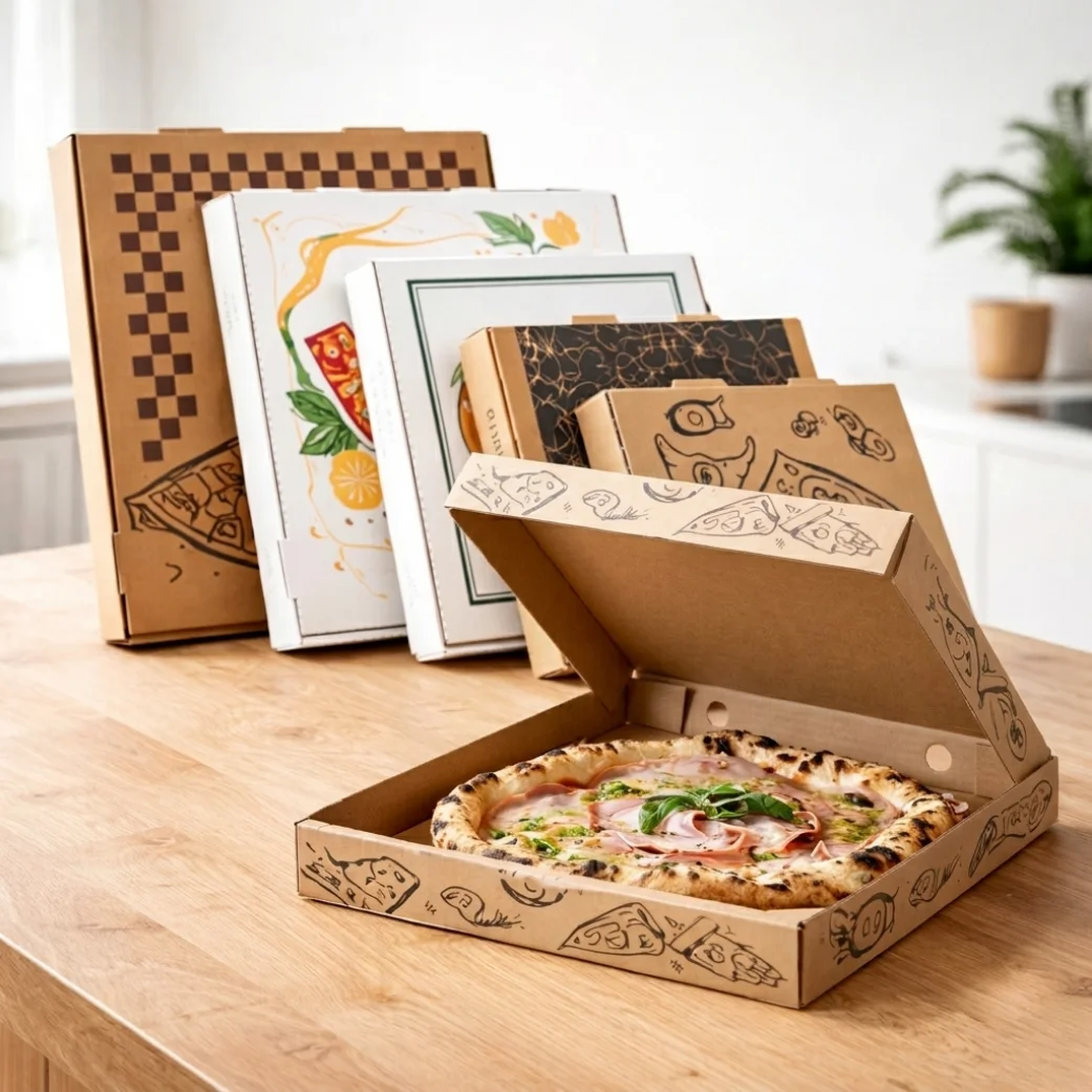 Karton Pizza Kutusu Ölçü ve Modelleri