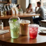 Soğuk İçecek Şeffaf Plastik PET Bardakları