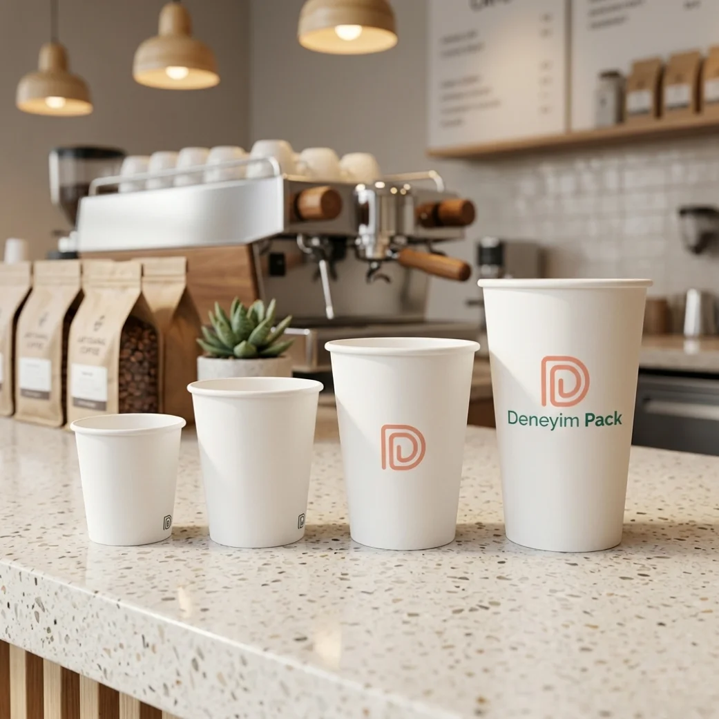 Tek Duvarlı Baskılı Karton Bardak Üretimi